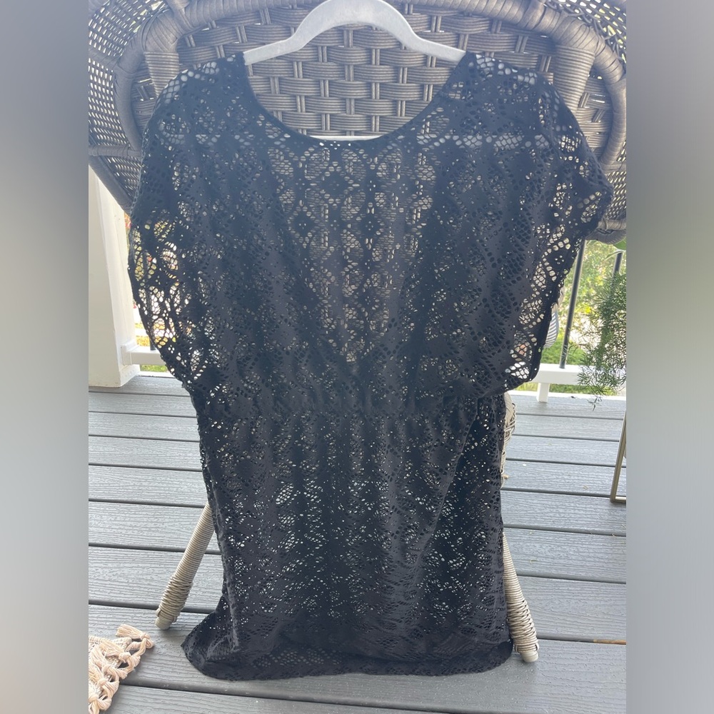Black Swimsuit Coverup